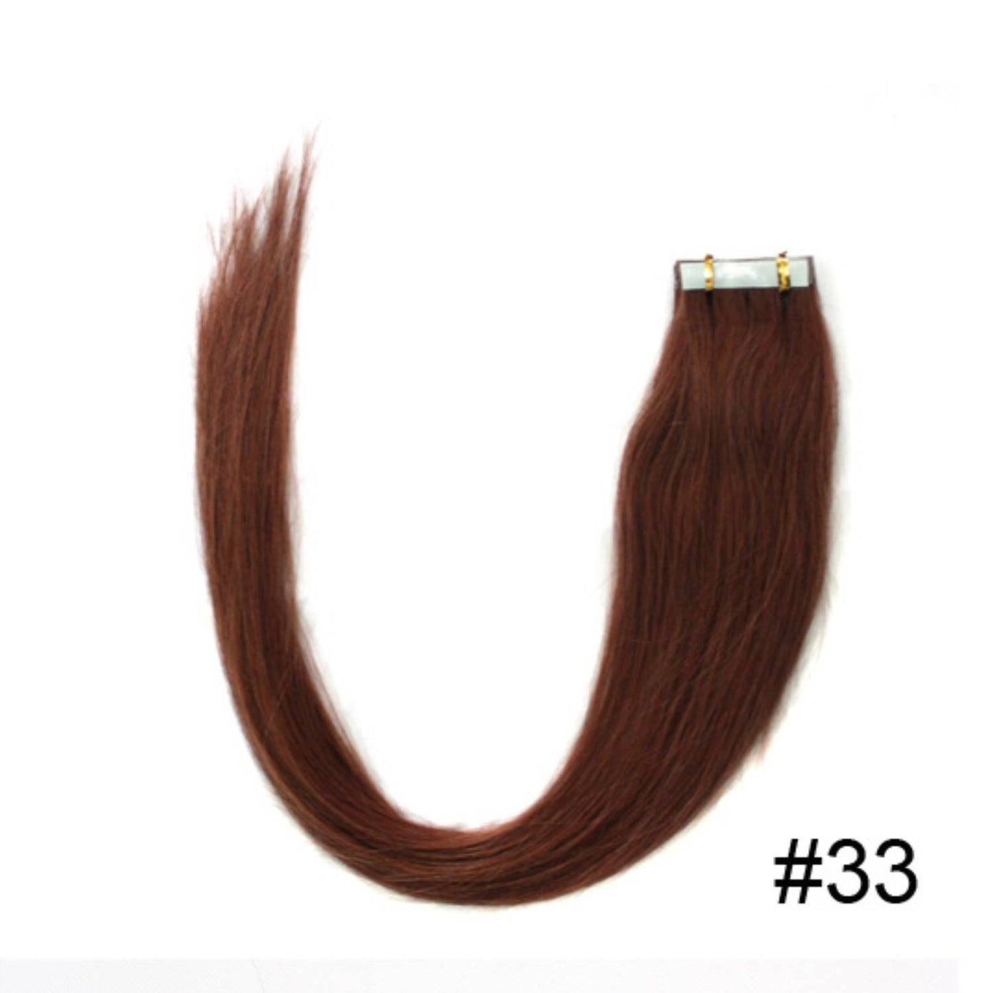 Pu traceless nano human hair European and American hair extension 16inch 40cm 20 piece pack