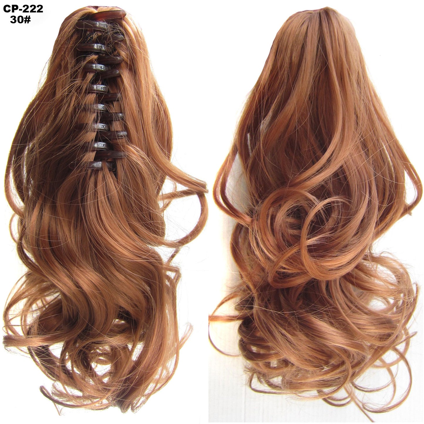 Long Wave Ponytail Wrap Around Ponytail Clip In Hair Headwear Gray Hairpiece Natural Extensions