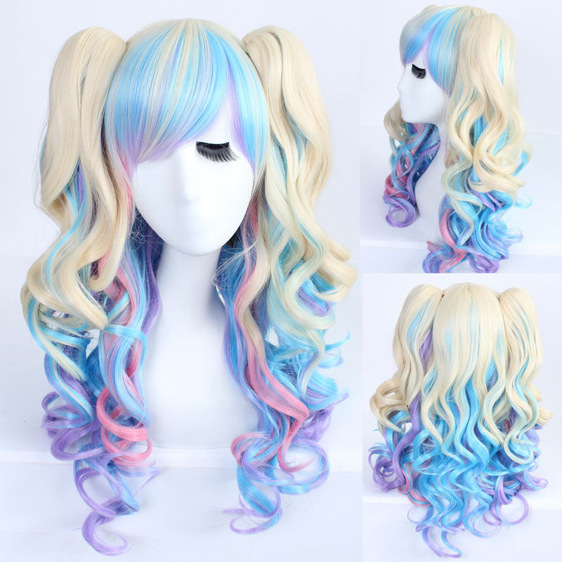 Double tiger clip style lolita wig