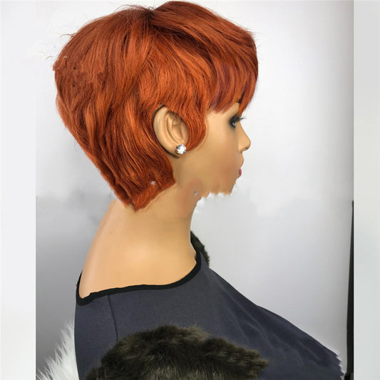 Beauty Short Hair Wig Aliexpress Chemical Fiber Hair Cover