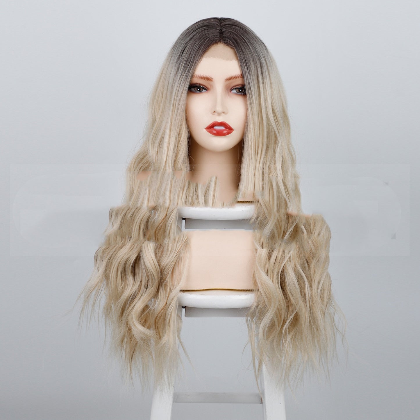 Fluffy Water Ripple Wig Headgear