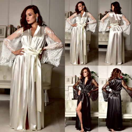 Women Sexy Lingerie Ladies Nightgown Long Pajamas Dress