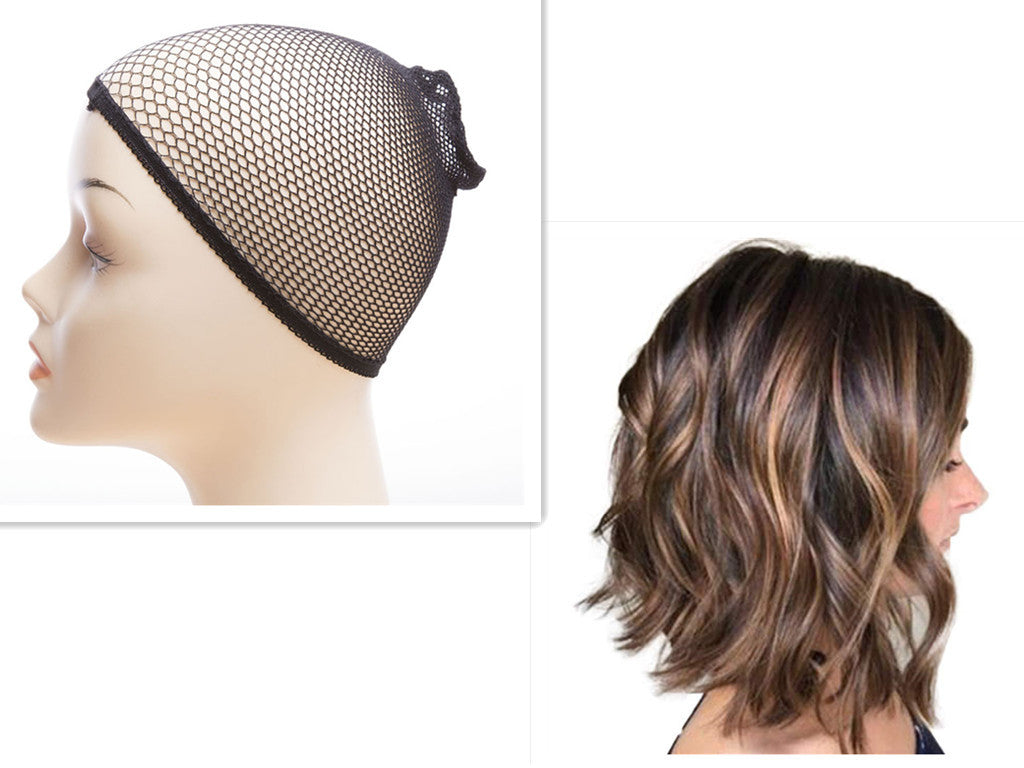 Wig female short curly hair