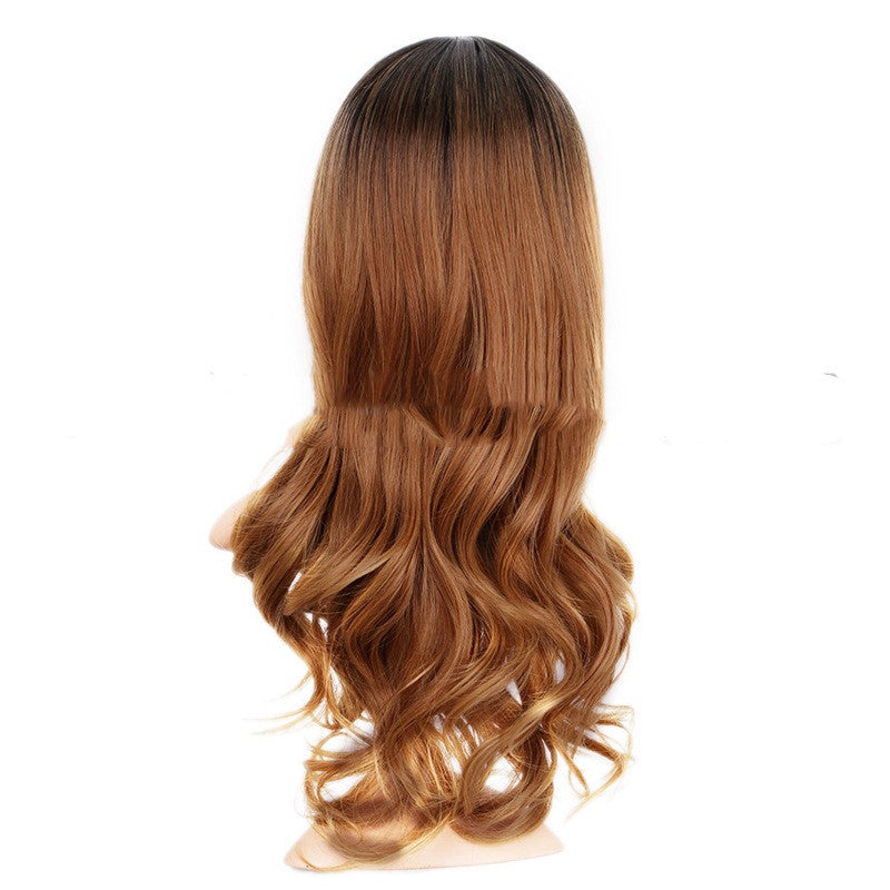 Wig foreign trade wig female gradient chemical fiber wig wig