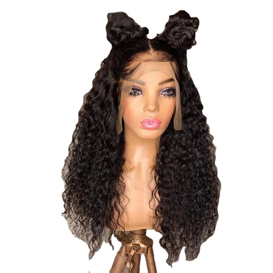 Former Lace Wig European And American Wig Female Long Curly Hair