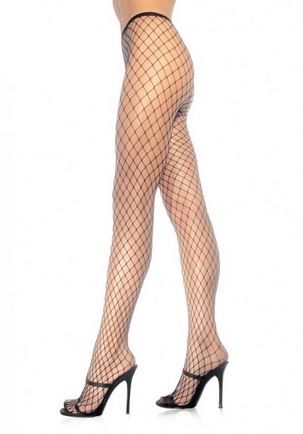 Xena Spandex Diamond Tights - One Size - Black LA-9005BLK