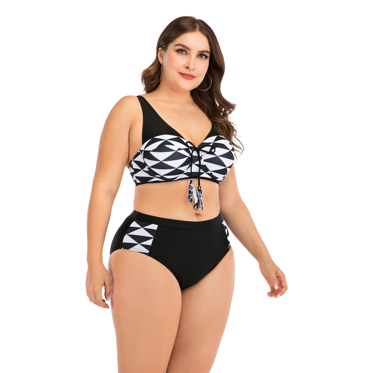 Big cup ladies swimsuit swimwear