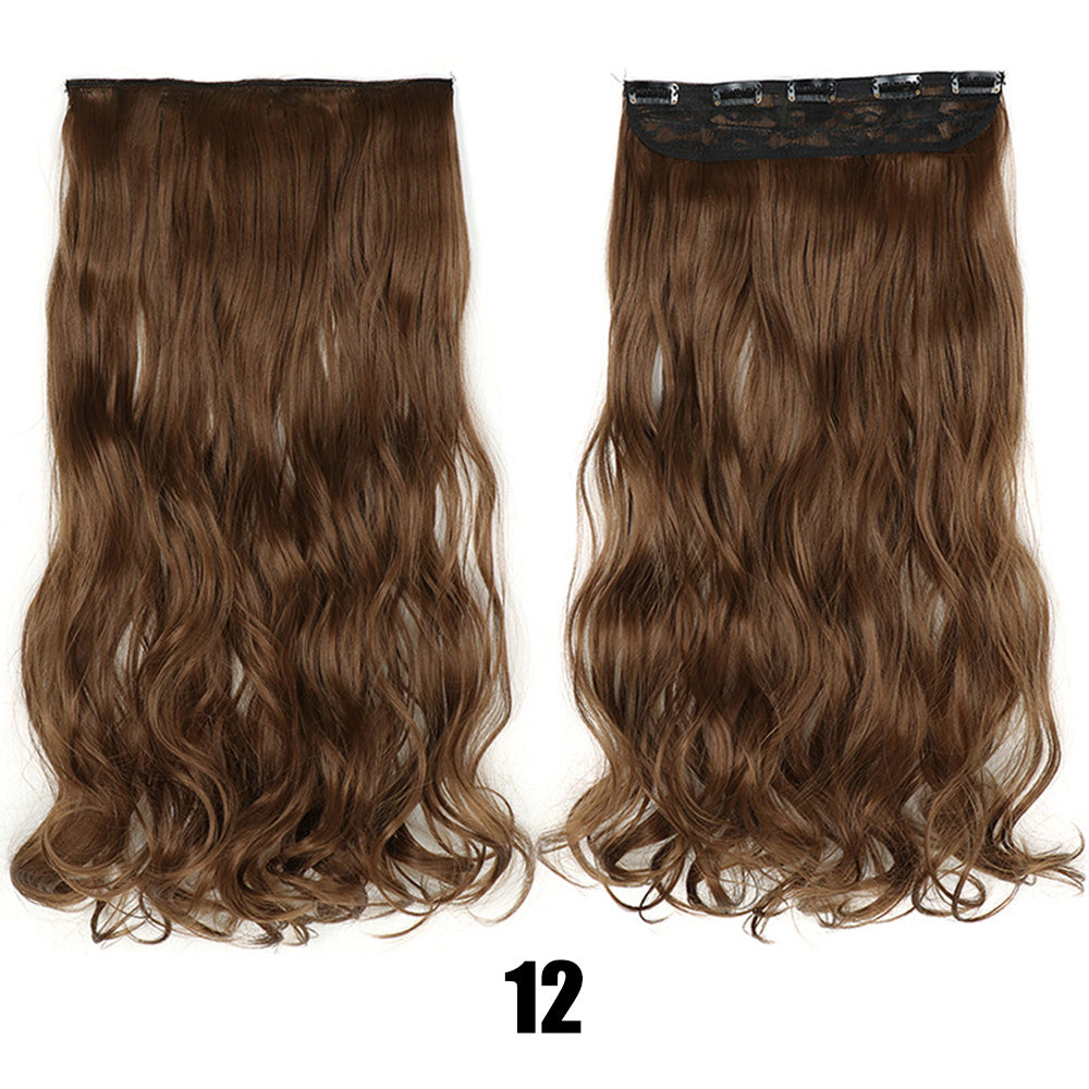 Women's Big Wavy Long Curly Hair Extensions Are Naturally Fluffy And No Trace