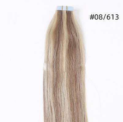 Pu traceless nano human hair European and American hair extension 16inch 40cm 20 piece pack