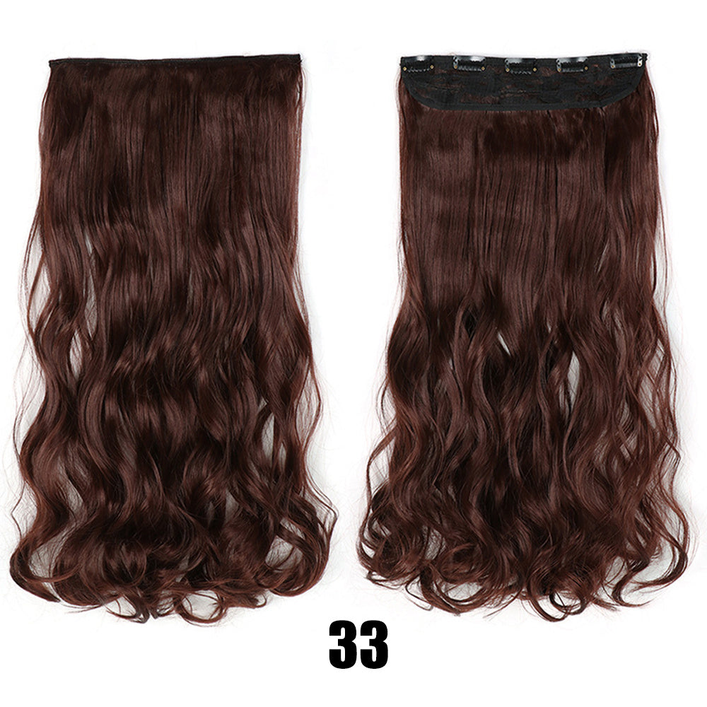 Women's Big Wavy Long Curly Hair Extensions Are Naturally Fluffy And No Trace