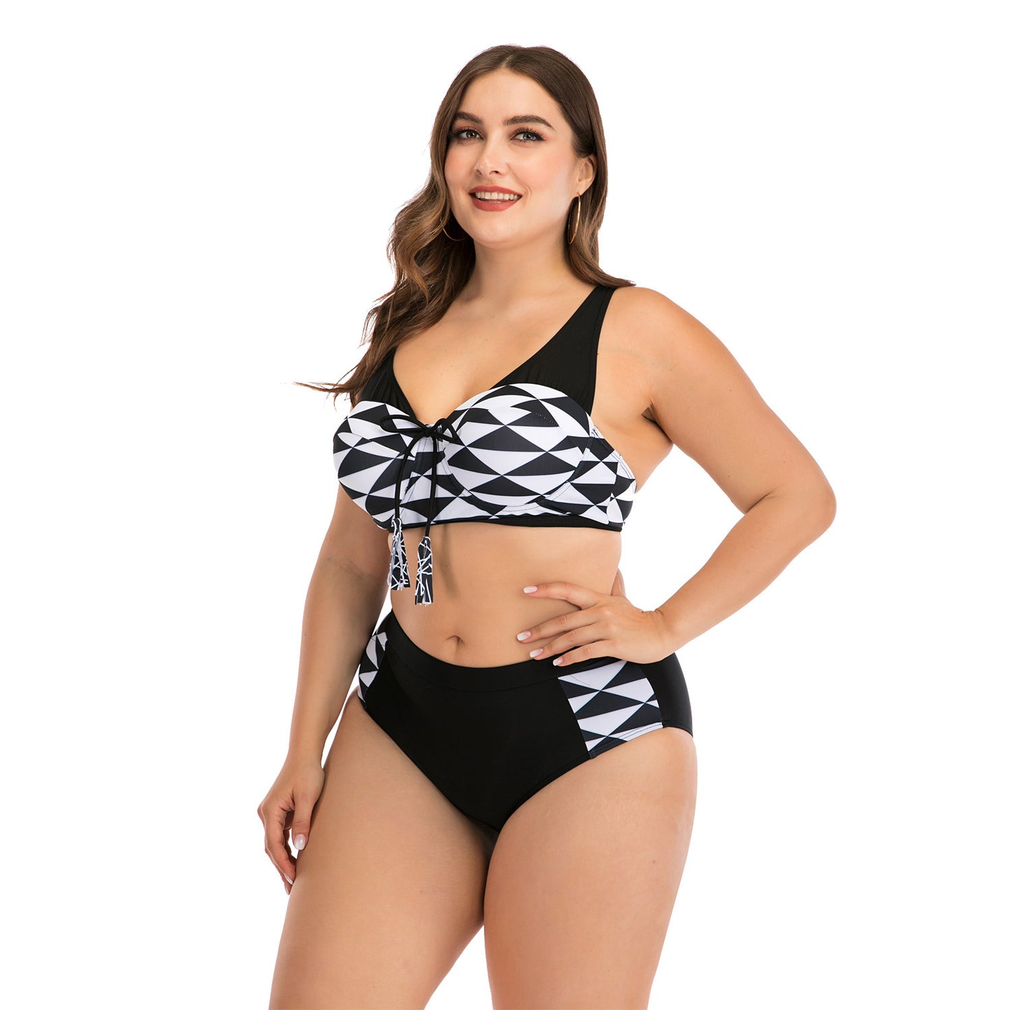 Big cup ladies swimsuit swimwear