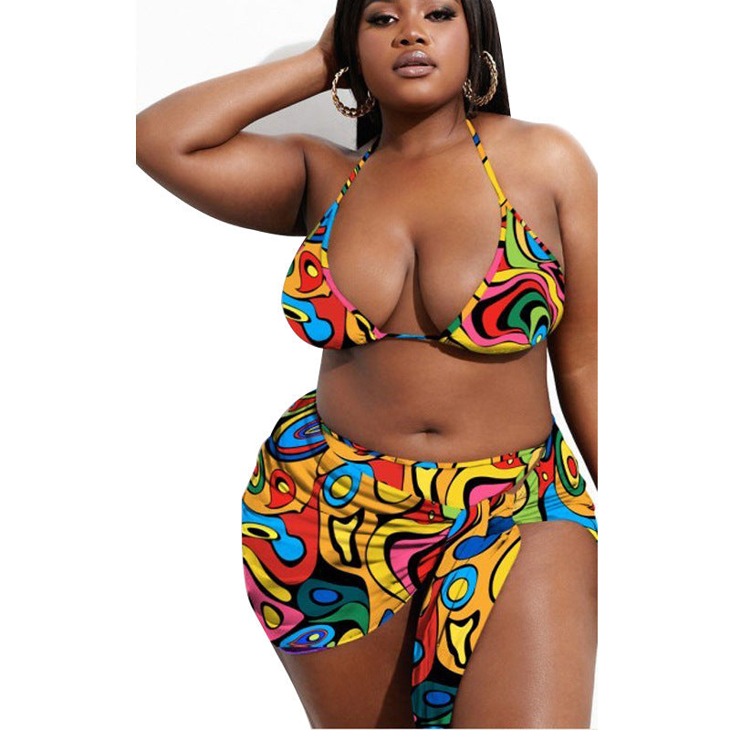 New European And American Women's Bikini Sexy Split Swimwear