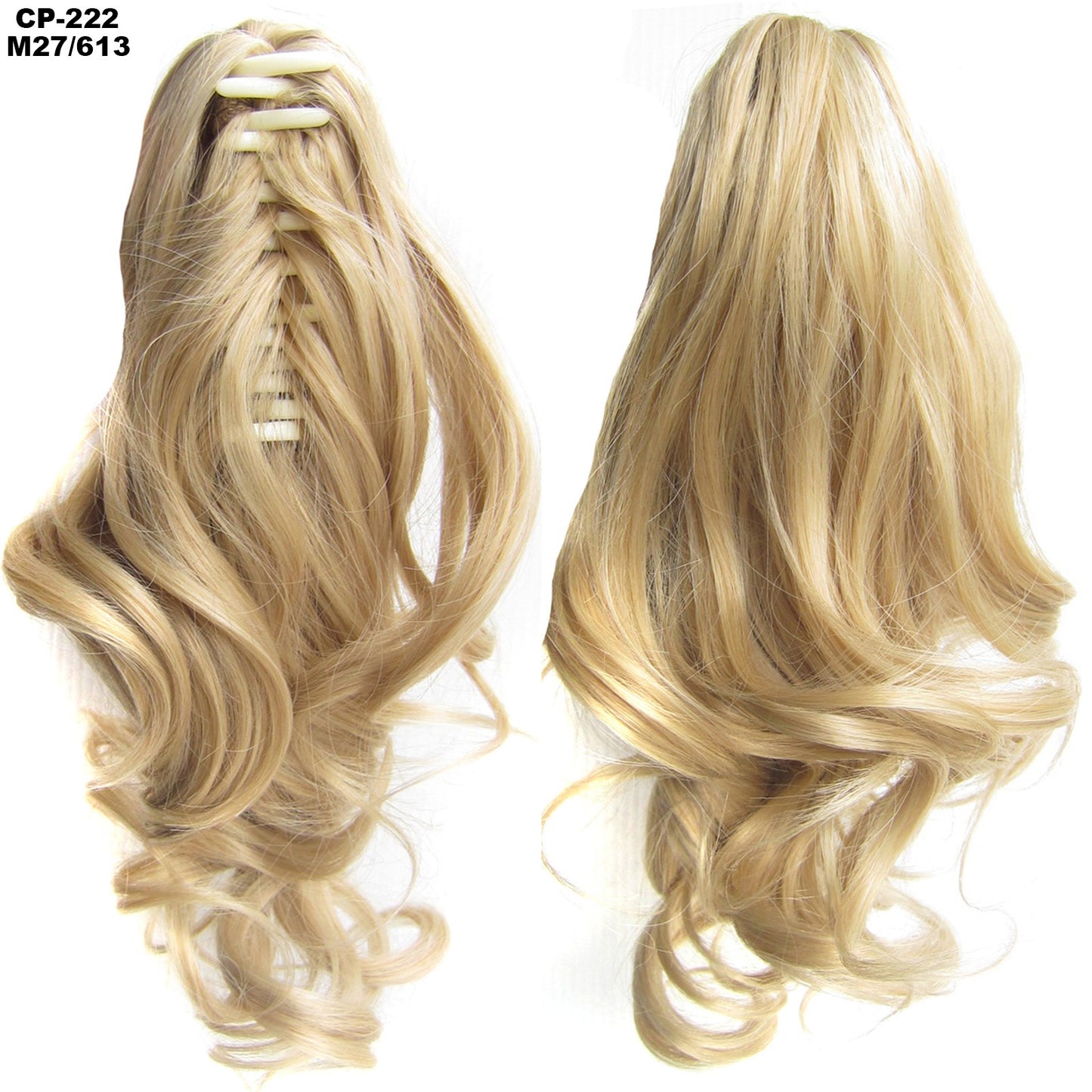 Long Wave Ponytail Wrap Around Ponytail Clip In Hair Headwear Gray Hairpiece Natural Extensions