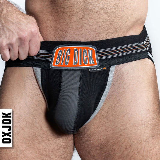 Bulger the Big Pouch Jock Black Iron Small OX-JOK-1003-BLK-S