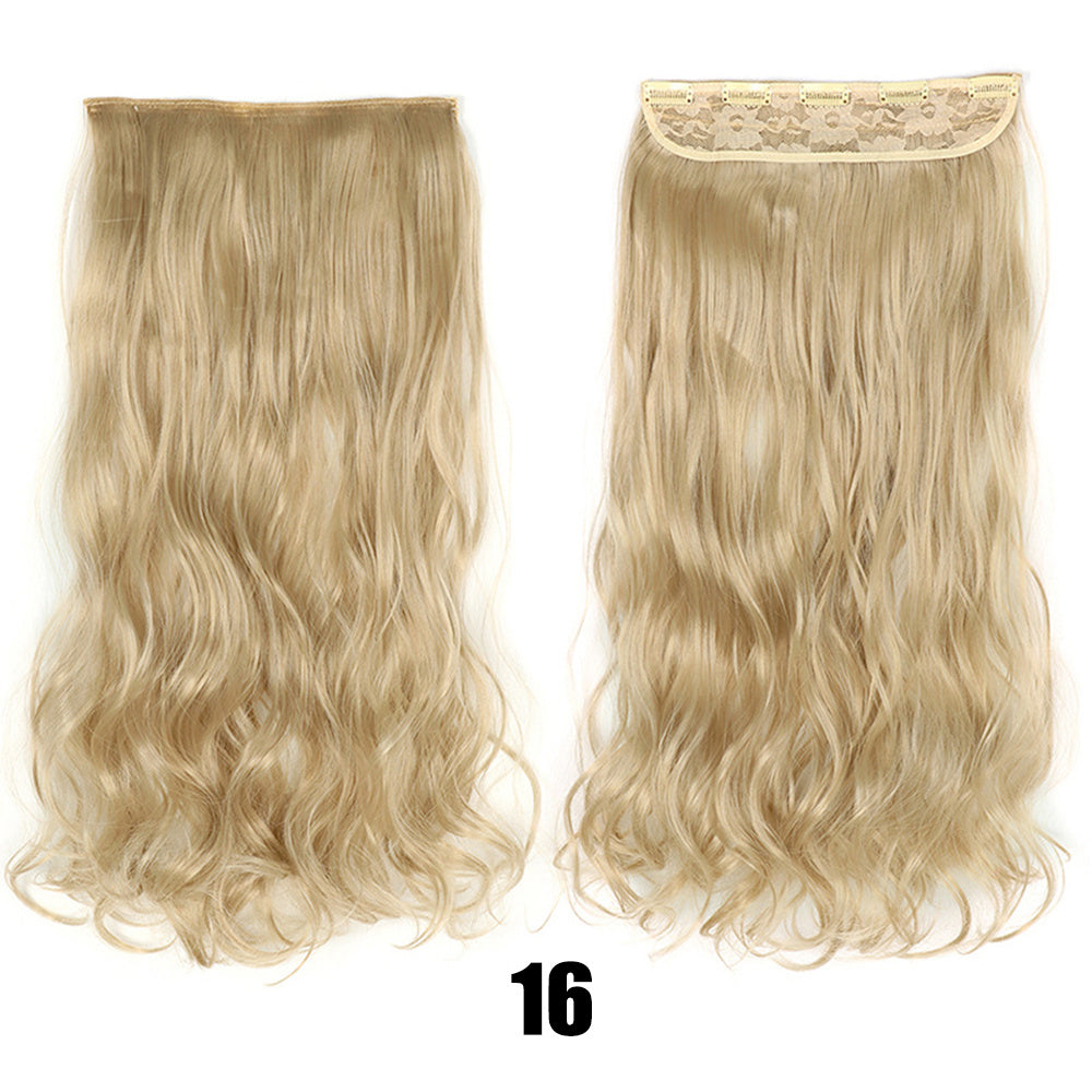 Women's Big Wavy Long Curly Hair Extensions Are Naturally Fluffy And No Trace