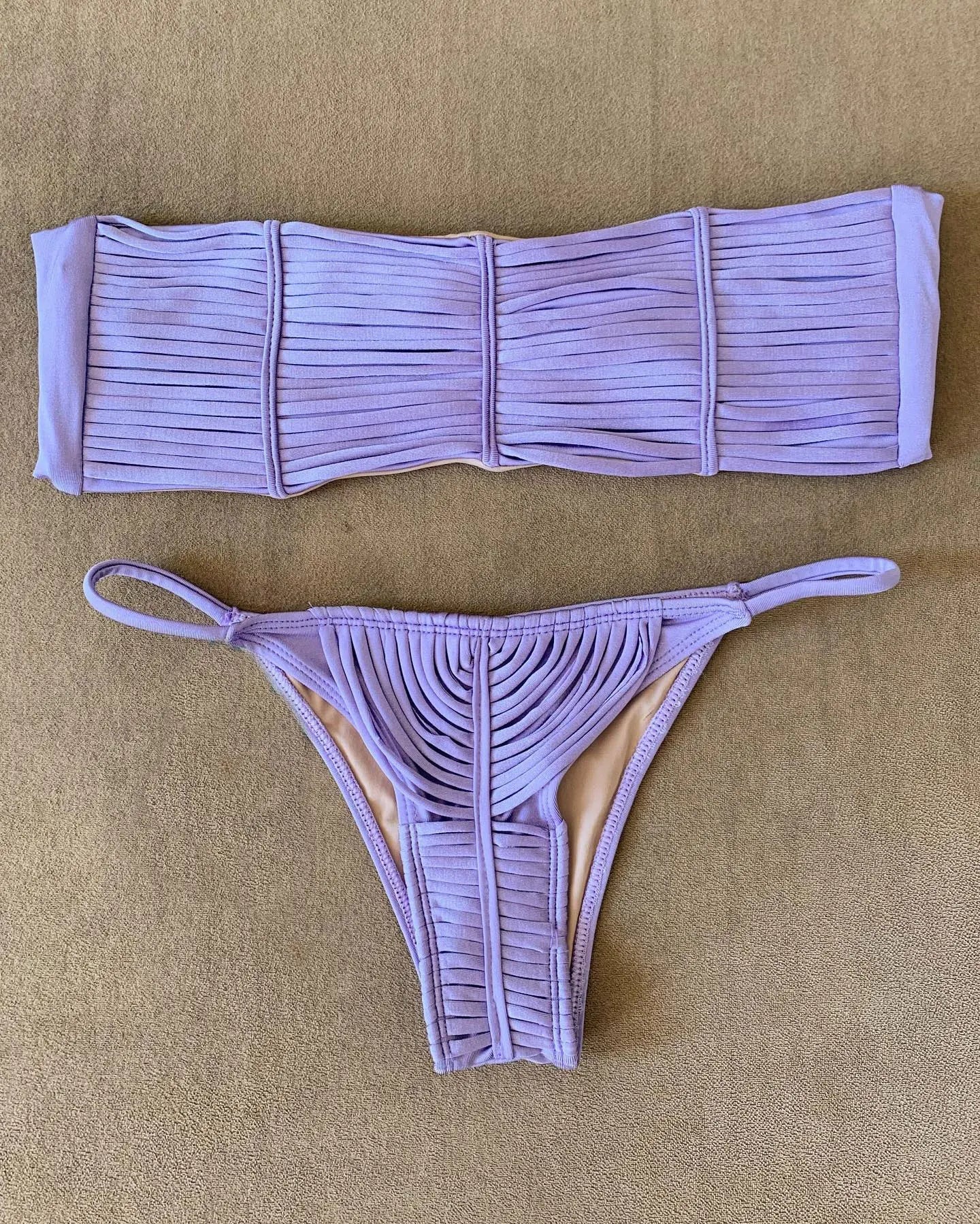 SEAURAL 2024 New Brazilian Bikini Bandage Stripes Swimwear Women's Swimsuit Two Piece Set Female Sexy Mujer Beachwear Summer