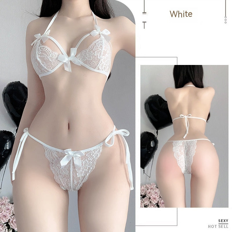 Sexy Lingerie Sexy Lace Three-point Bra Panties Women