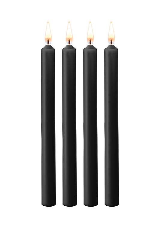 Teasing Wax Candles Large - Blk - 4-Pack OU489BLK