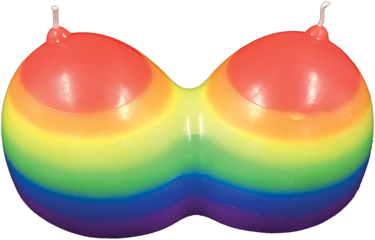 Jumbo Boobie Rainbow Candle HTP3223