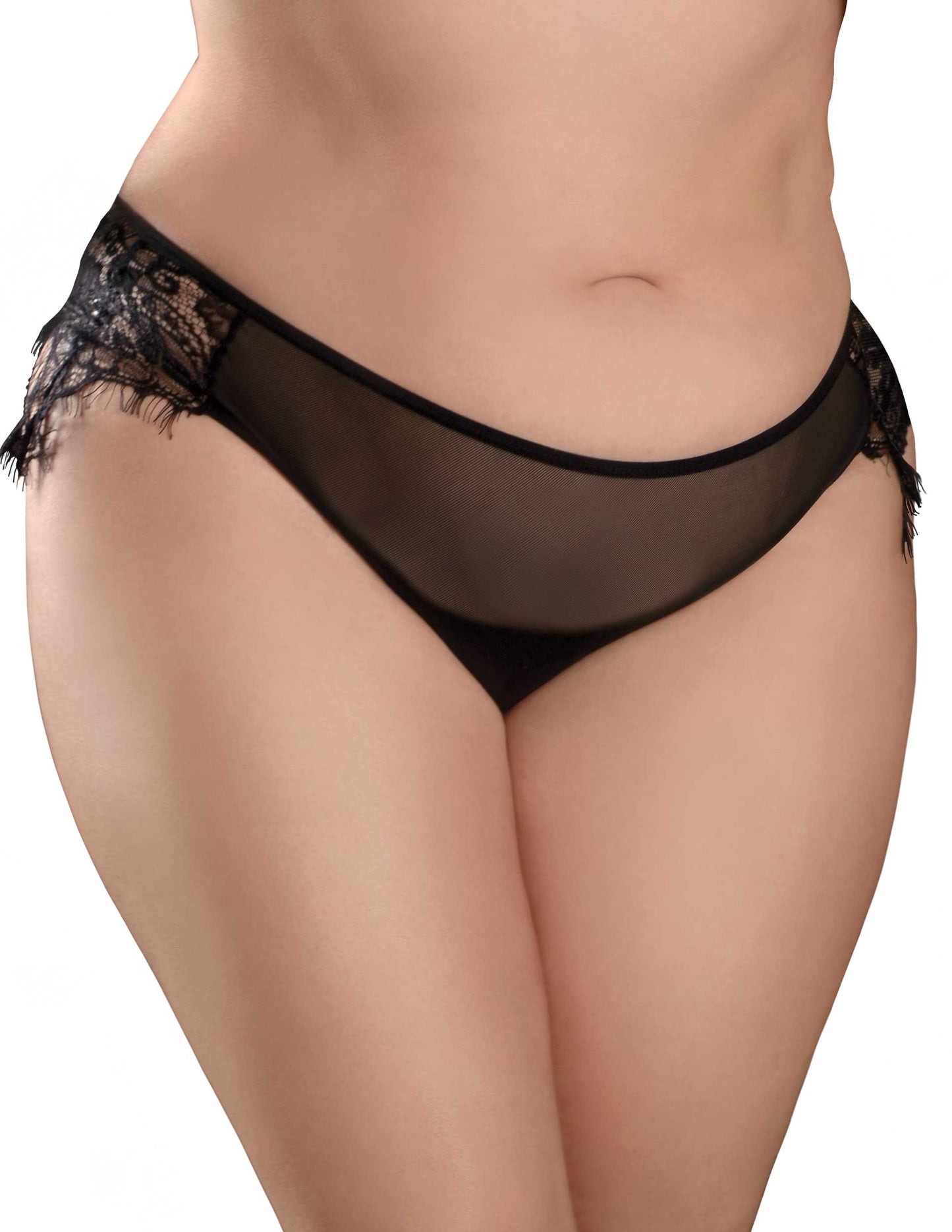 Hookup Panties Remote Princess Panty - Black - XL - Xxl PD4834-23